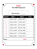 two-table progressive tally graphic